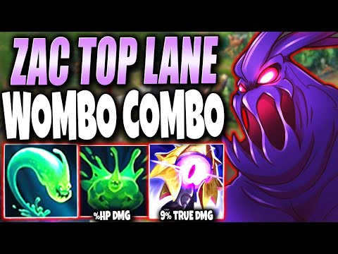 With Zac Top Lane we managed to create the MOST OP WOMBO COMBO ever 🔥