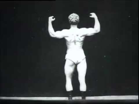 Father of Bodybuilding Eugen Sandow Posing 1903