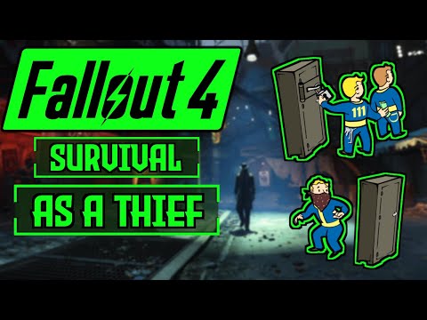 Can I Beat Fallout 4 Survival Difficulty as a THIEF?! | Fallout 4 Survival Challenge!