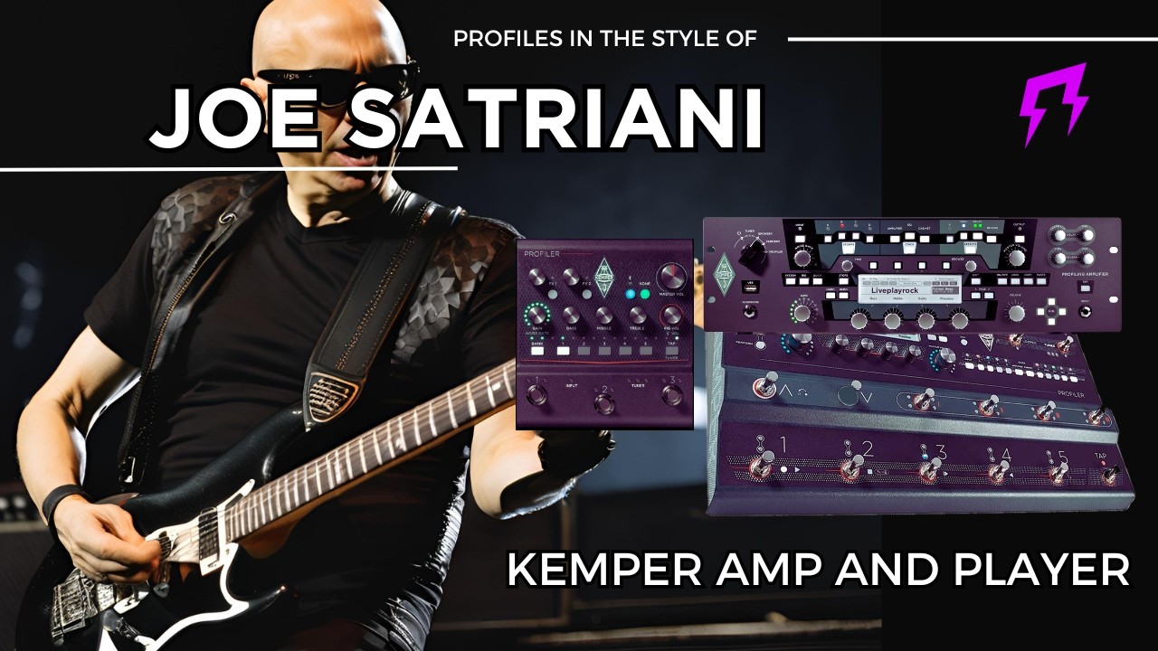 Satchy style KEMPER AMP guitar profiles Liveplayrock