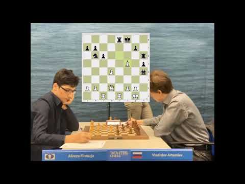 Alireza Firouzja 1-0 Vladislav Artemiev, B12 Caro Kann Defense Advance  Tal Variation