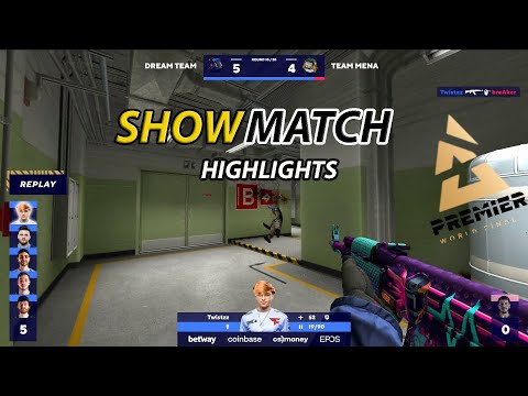 SHOWMATCH !! DREAM TEAM VS TEAM MENA - HIGHLIGHTS - BLAST: Premier World GRANDFINAL Day CSGO 2022