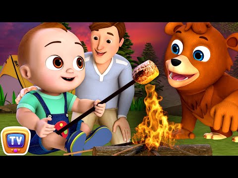 Camping with Daddy + More ChuChu TV Nursery Rhymes & Toddler Videos (4K video for watching on TV)