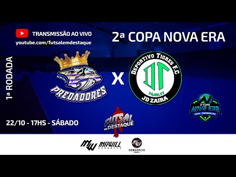 PREDADORES X DEPORTIVO TIGRES FC  #futsalemdestaque