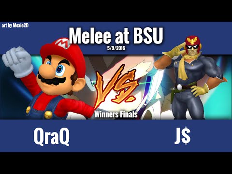 Melee at BSU 1: QraQ (Mario) vs. J$ (Falcon) - Winners Finals
