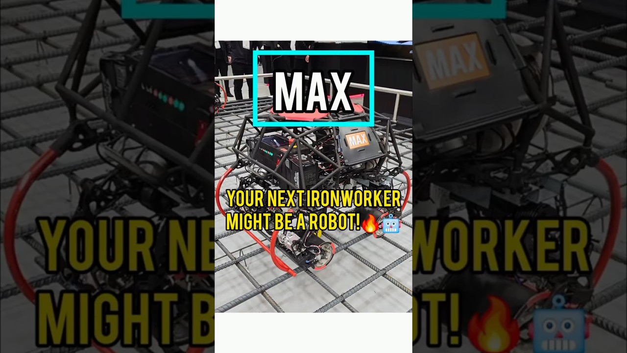 🏗️ 🤖MAX’s Autonomous Mobile Tying Robot: The Future of Construction Automation!