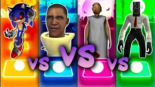 SONIC EXE - America SKIBIDI TOILET - Granny - Giant Speakerman ||| Tiles Hop EDM Rush