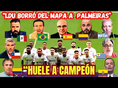 “Están para campeones: PRENSA MUNDIAL en SHOCK con LDU tras Humillar 3-0 a Palmeiras”