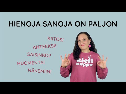 Kielinuppu - Hienoja sanoja on paljon