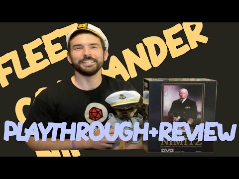 Talking Cardboard Fleet Commander Nimitz - Playthrough & Review
