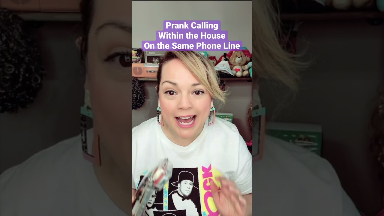 Prank Calling on the Same Phone Line #nostalgia #shorts #genx #80skid #prankcall