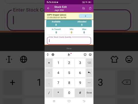 If eVIN Stock Mismatch- How to Stock edit in eVIN app