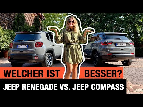 Jeep Renegade vs. Jeep Compass: Welcher ist besser?!🤔🦅 Review | Test | Plug-in Hybrid | Trailhawk