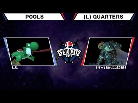 SYN17 PM - L.K. (Yoshi) vs S@W | Knullebibs (Ganondorf, Bowser) | Pools (L) Quarterfinals