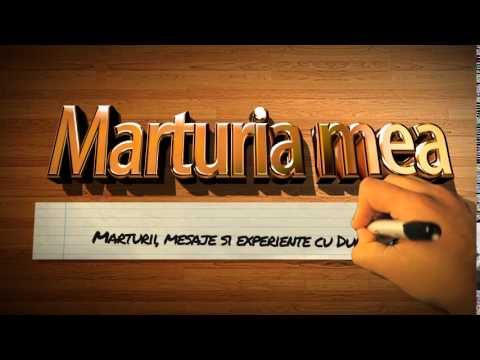 Marturia mea, mesaj si experiente cu Dumnezeu -Intro