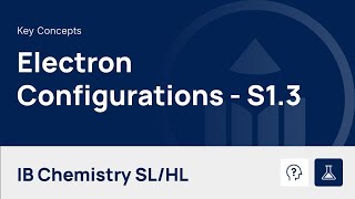 Electron Configurations [IB Chemistry SL/HL]