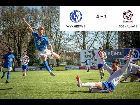 WV TOONT KARAKTER EN SLAAT GROTE SLAG IN TITELSTRIJD | WV-HEDW 1 - TOS-ACTIEF 1| Highlights | (4-1)