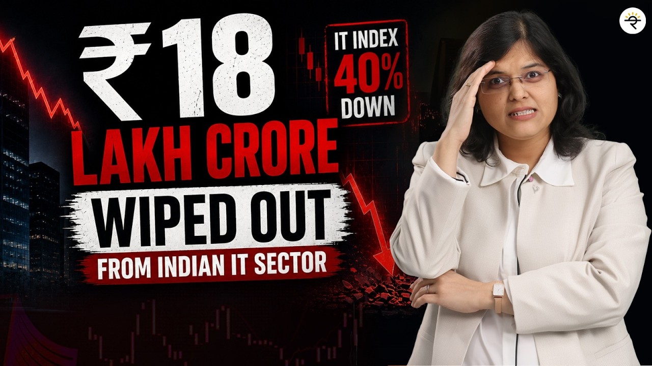 ₹18 Lakh Crore Wiped Out From Indian IT Sector! Is The Worst Over? | CA Rachana Ranade