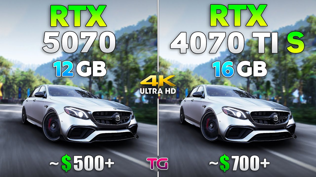 RTX 5070 vs RTX 4070 Ti SUPER - Test in 4K