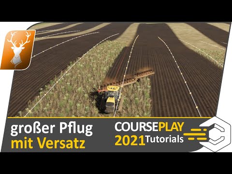 🚜 CoursePlay: großer Pflug mit Course Play // Schritt für Schritt zum Course Play 2021 Profi