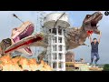 T-Rex chase dinosaur attack on me.     Jurassic World series part-2 (full movie)