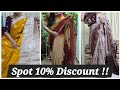 GET SPOT 10 DISCOUNT PURE JUTE GEORGETTE RAW MANGO JAMDANI SAREES Giveaway 8688637474
