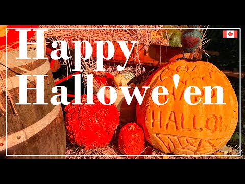 Vancouver Holidays | Hallowe'en Burnaby Village &  Pumpkin Patch Emma Lea Farms 🇨🇦