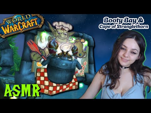 ASMR WoW exploring Booty Bay & The Cape of Stranglethorn ~ soft spoken, in-game ambience & music