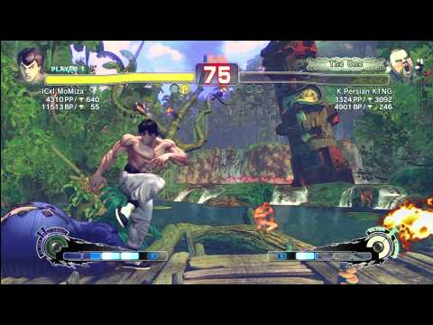 [Feilong] MoMiza vs K Persian K1NG [Rufus] SSF4 AE V.2012