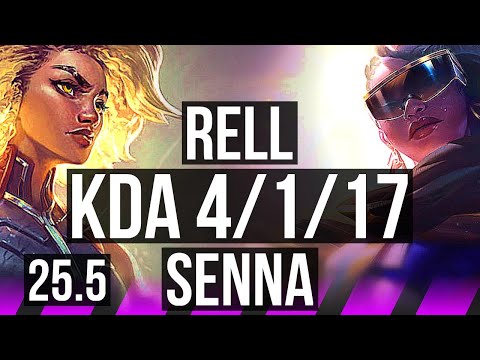 RELL & Jinx vs SENNA & Tristana (SUP) | KR Challenger | 25.5