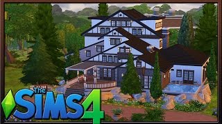 Sims 4 Lot Showcase: Alpine Modern Pool Home by DigiBun