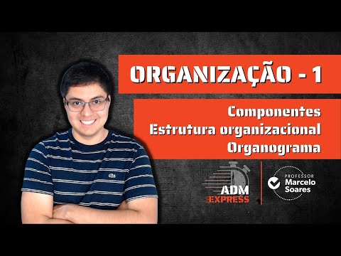 Funções Administrativas: Organização parte 1. Componentes, estrutura organizacional, organograma.