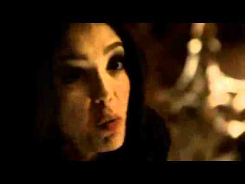 TVD 2x15 Katherine and Damon Shower Scene