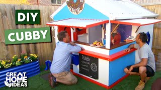 Adam and Jason's cubby house makeover