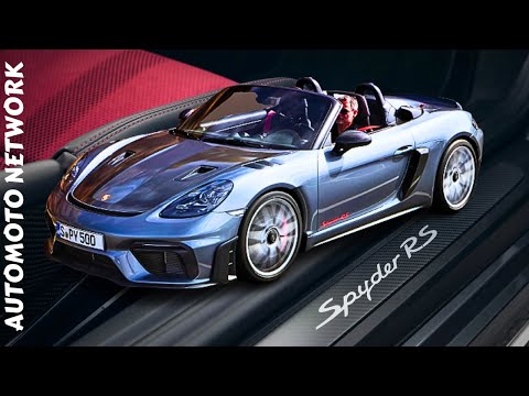 Porsche 718 Spyder RS: The Ultimate Mid-Engined Roadster with 911 GT3 Power.