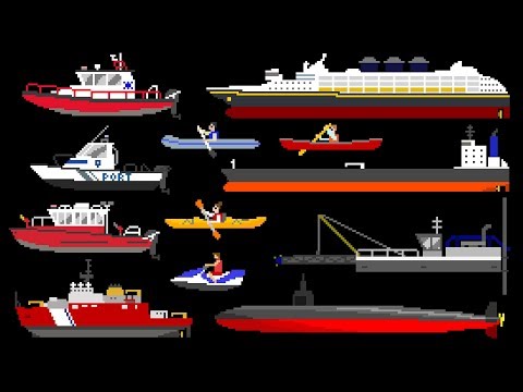 Water Vehicles 2 - Boats & Ships - The Kids' Picture Show (Fun & Educational Learning Video)