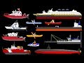Water Vehicles 2 Boats Ships The Kids Picture Show Fun Educational Learning Video
