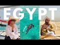 Egypt Travel Vlog | visiting the pyramids, beach & shopping