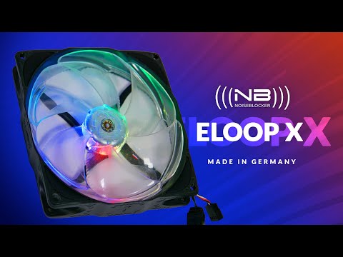 Noiseblocker NB-eLoop korpuso ventiliatoriusB12-PS juodos spalvos Edition – 120mm PWM video