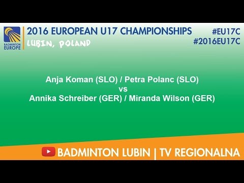 #2016EU17C Lubin - Anja Koman & Petra Polanc VS Annika Schreiber & Miranda Wilson