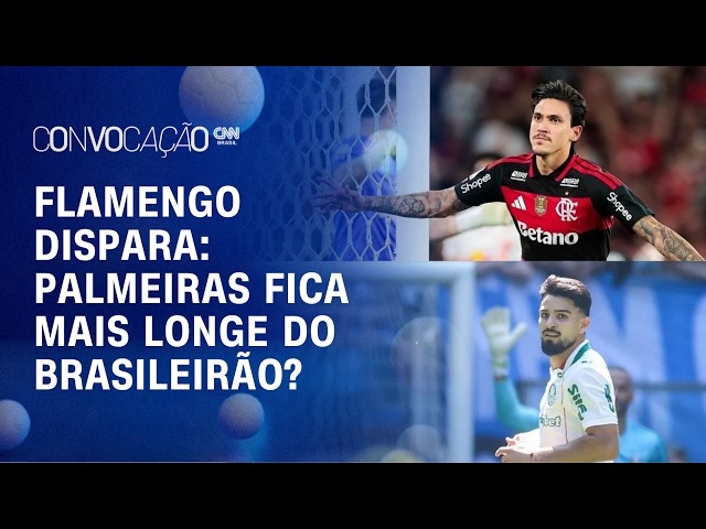 Flamengo abre vantagem, mas Palmeiras segue vivo na briga pelo Brasileirão | CONVOCAÇÃO CNN