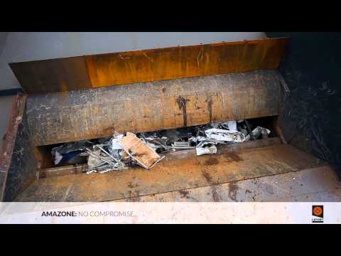 Scrap metal shear baler / cisaille LEFORT 1400T