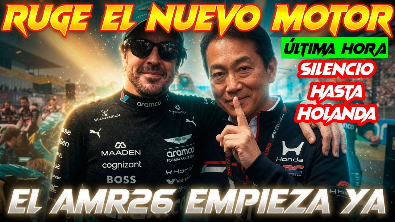 HONDA F1 COMPLETA EL TEST DE HOY CON EL AMR26 SIN PROBLEMAS APARENTES Y SE CONFIRMA QUE ES AMR26