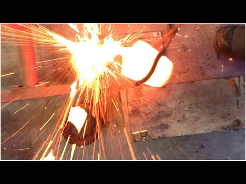 Molten copper explosion - Why molds need to be clean!