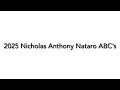 2025 Nicholas Anthony Nataro ABC S
