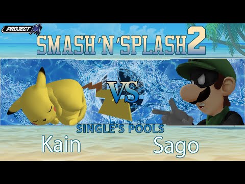 Kain (Pikachu) vs. InC | Sago (Luigi) - Smash'N'Splash 2 Singles Wave 1