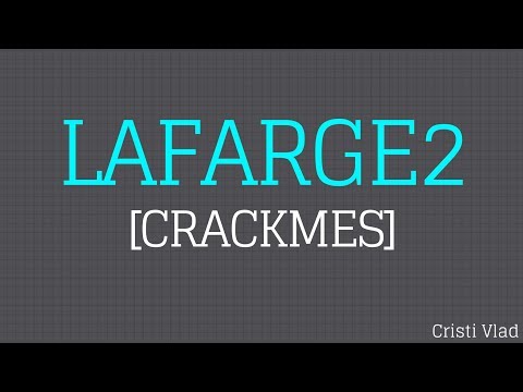 How to Reverse Engineer Binary Applications - Lafarge2 Walkthrough