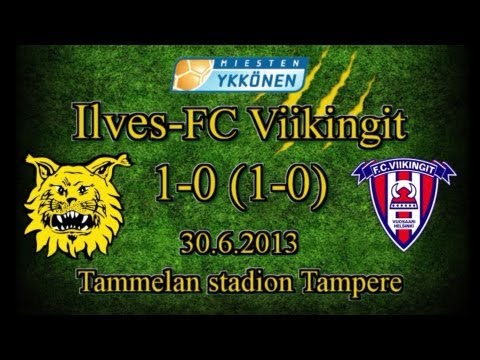 Ilves-FC Viikingit 30.6.2013 Ykkönen Tammelan stadion maali