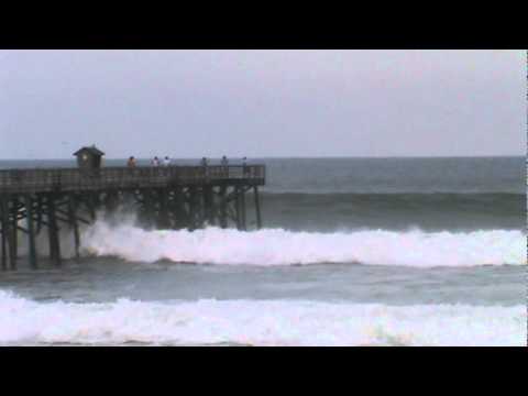 Katia Big Brings Waves to Flagler Beach