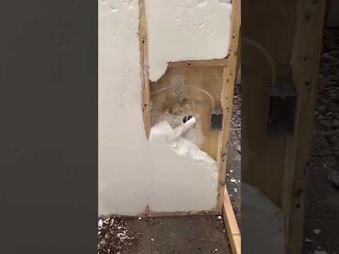Revolutionary Wall Insulation: Builder Fills Wall Cavities with Foam - Modern Technology